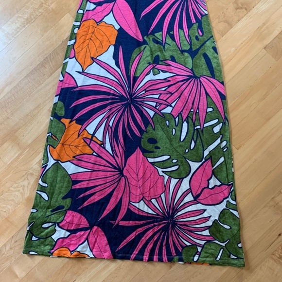 EUC- Tommy Bahama Tropical Print Sleeveless Maxi Dress XXS - Picture 2 of 7